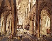 NEEFFS, Pieter the Elder Interior of a Church ag oil painting on canvas